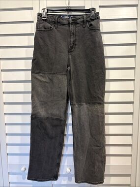 Hollister Jeans with Two Tone Patchwork Design